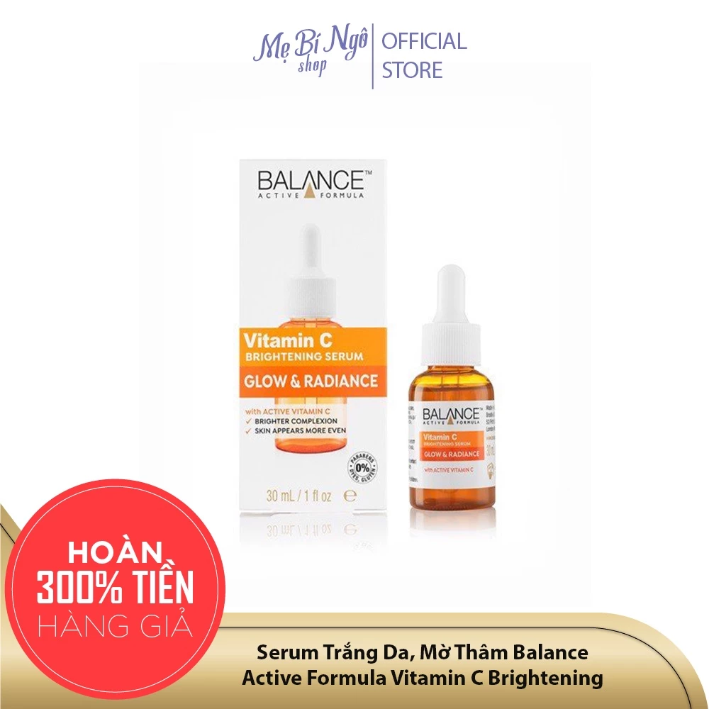 Serum Trắng Da, Mờ Thâm Balance Active Formula Vitamin C Brightening 30ml