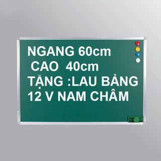 BẢNG TỪ XANH DB HÀN QUỐC CAO CẤP TẶNG NAM CHÂM + LAU BẢNG KT 40 x 60cm