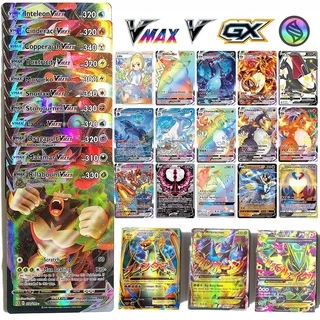 Bộ thẻ bài pokemon phiên bản tiếng Anh Vmax GX Mega