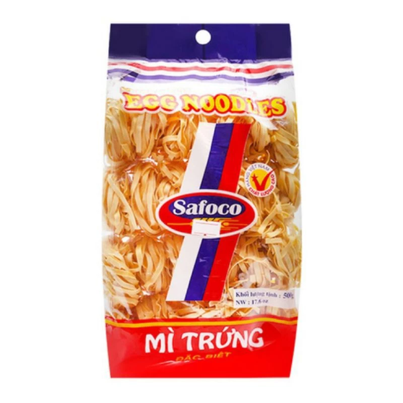 MÌ TRỨNG SAFOCO SỢI LỚN [gói 500g]