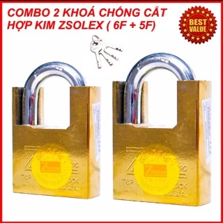 2 ổ khoá dùng chung 1 chìa chủ khoá SLOEX 6F chốnh cắt