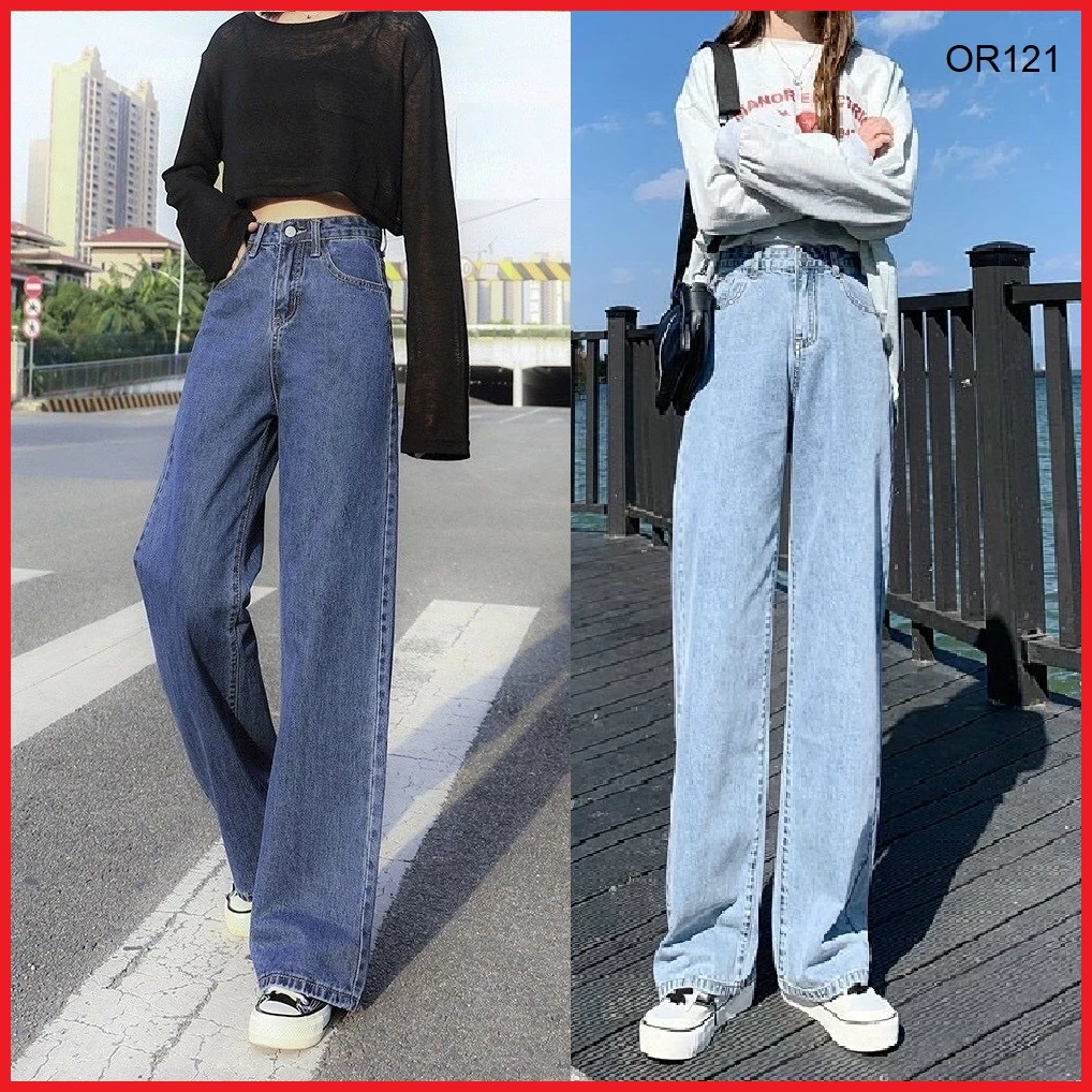 Quần Jeans Ống Suông Rộng Đủ Cỡ Size [39 đến 66kg] OR121