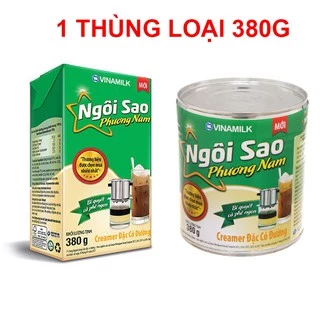 Thùng 24 Lon/Hộp Sữa đặc Ngôi Sao Phương Nam xanh lá 380gram