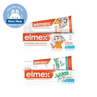 Kem đánh răng trẻ em Elmex 3-6/6-12 tuổi Đức nội địa đủ bill