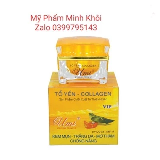 Kem Umi Yến Đỏ COLLAGEN Mụn Thâm Trắng Da