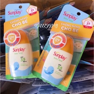 Sữa Chống Nắng Cho Bé Và Da Nhạy Cảm Sunplay Baby Mild SPF 35, PA++ (30g)