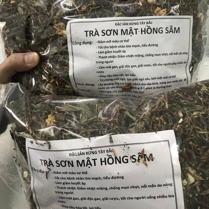 Trà Sơn mật hồng sâm Tây Bắc 1kg khô