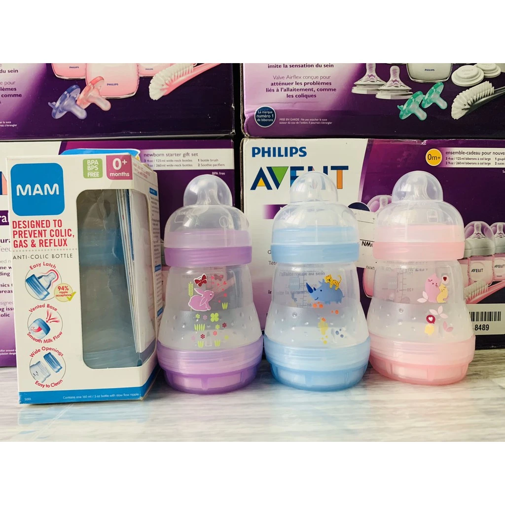Bình sữa Mam 130ml, 160ml, 260ml, 330ml