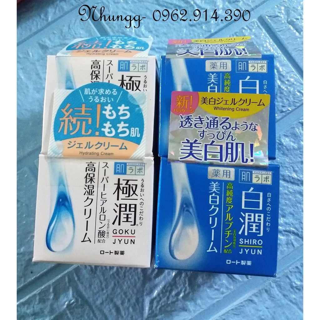 Kem dưỡng da Hada Labo Gokujyun Hyaluronic Acid Moisturizing Cream