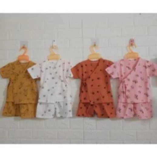 Bộ Yukata Chất Đũi Cực Mềm Mịn Cho Bé Sơ Sinh