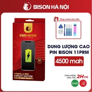 Pin IP11 Promax dung lượng cao 4500mah,Pin BISON,BH 12 tháng