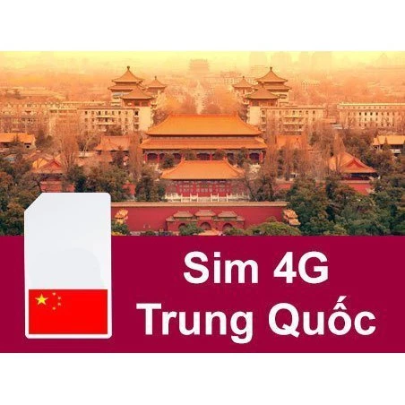 [Freeship toàn quốc từ 50k] Sim Trung Quốc 3G/4G, Sim Du Lịch Trung Quốc Tốc Độ Cao