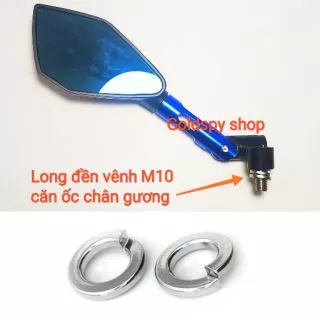 Vòng đệm vênh - Long đền vênh M10 căn ốc chân gương xe máy ( giá 1 cái )