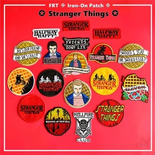 ☸ Sticker Ủi Thêu Hình Stranger Things ☸ 1 Huy Hiệu Thêu Ủi DIY Hình TV Serial Eleven Cổ Điển (18 Phong Cách)