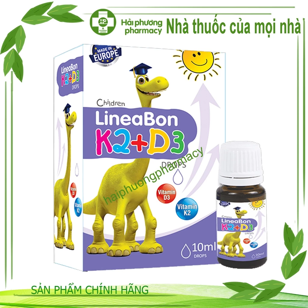 LineaBon k2+d3 10ml Tăng cường hấp thu Canxi - Trẻ cao lớn hơn