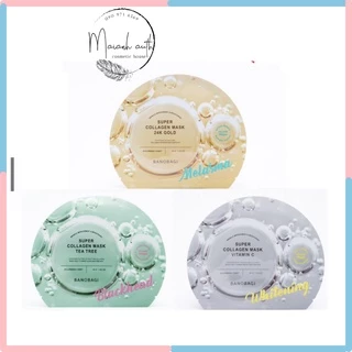 Mặt nạ dưỡng trắng Banobagi Super Collagen Mask Wrinkle Improvement & Brightening (mẫu mới 2021)