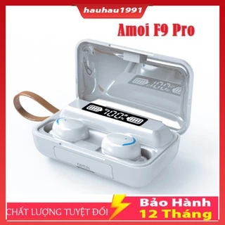 Tai Nghe Bluetooth AMOI F9 PRO bản quốc tế, Tai Nghe Kiêm Sạc Dự Phòng Cao Cấp