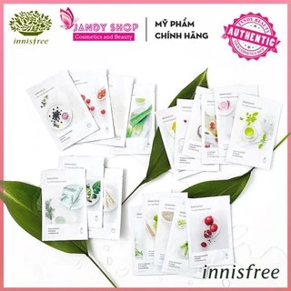 [Chính Hãng] Mặt nạ Innisfree (20ml) , mask innisfree 18 vị Hàn Quốc cấp ẩm làm trắng da