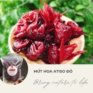 Mứt Atiso đỏ (Hibiscus, mứt hoa hồng) túi 200gr ít ngọt siêu giòn - Hàng Việt Nam