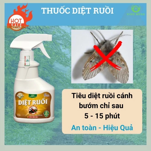 Thuốc diệt ruồi cánh bướm hiệu quả 100% - An toàn - SP cao cấp king Bio