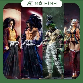 Mô hình Kimetsu No Yaiba các thượng huyền quỷ, figure thanh gươm diệt quỷ Tanjiro, Zenitsu, Nezuko, anime demon slayer