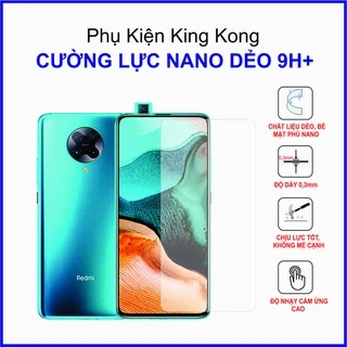 Dán cường lực Xiaomi Poco F2 Pro (Redmi K30 Pro) ,  cường lực nano dẻo 9H+