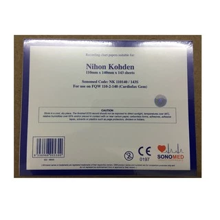 Giấy điện tim 6 cần Nihon Kohden FQW 110x140x143sheet