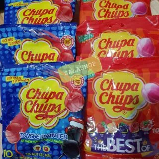 Kẹo mút Chupa chups bịch 10 que