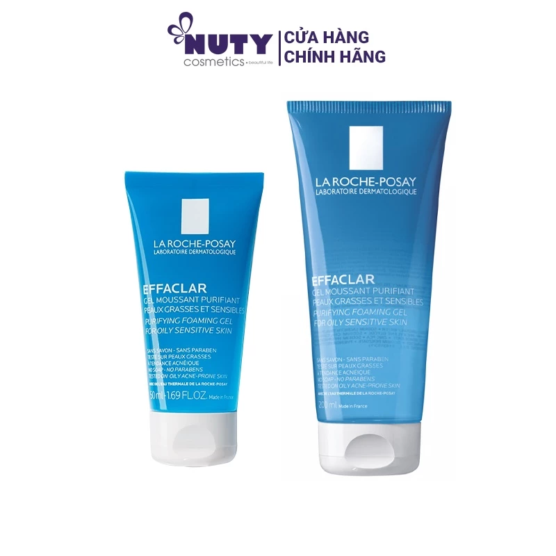 Sữa Rửa Mặt La Roche-Posay Effaclar Purifying Foaming Gel Cleanser (200ml)