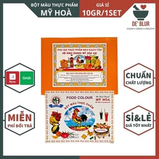 | COMBO 10 | Bột Màu Thực Phẩm Làm Bánh Mỹ Hoà Loại Ống & Loại Gói (≈ 1GR) Đảm Bảo Chất Lượng / Tuyệt Đối An Toàn [Sỉ]