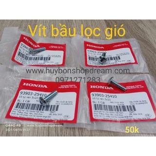 Bộ ốc vít bầu lọc gió xe Dream