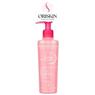 Bioderma Gel Rửa Mặt Dịu Nhẹ Cho Da Nhạy Cảm Bioderma Sensibio Gel Moussant 200ML