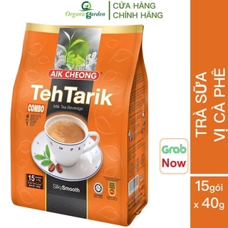 Trà Sữa Teh Tarik Vị Cà Phê Aik Cheong Malaysia 600g (15 gói x 40g) - Cafe Teh Tarik