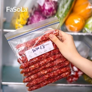 Túi zip bảo quản thực phẩm - hộp 10-20 túi FASOLA FSLSH-013