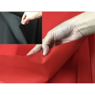 1 mét vải không dệt dày trắng-đen-đỏ để cắt rập may vá, định lượng 120 gam, khổ rộng 1,6 mét