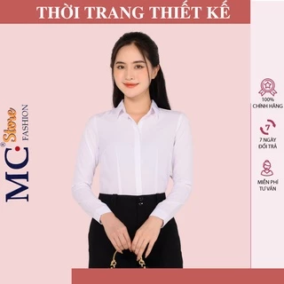 Áo Sơ Mi Nữ Dài Tay MC Fashion Công Sở Dáng Ôm Vải Lụa Siêu Đẹp Thanh Lịch A0074, A636