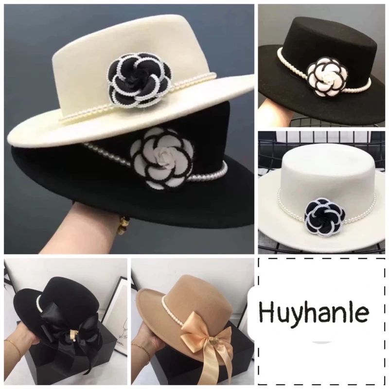 Mũ dạ nỉ đầu bằng thiết kế sang trọng, đảm bảo hàng đẹp SẴN HÀNG