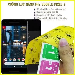 Dán cường lực nano dẻo chịu lực tốt Google Pixel 2