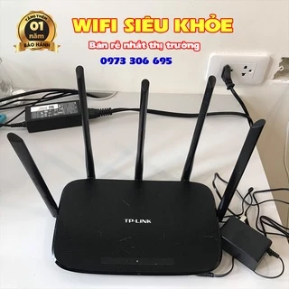 Bộ phát wifi tp link 5 râu WDR6500 - AC1.350Mbs, Băng tần kép, Siêu Khỏe (RẺ NHÁT THỊ TRƯỜNG)