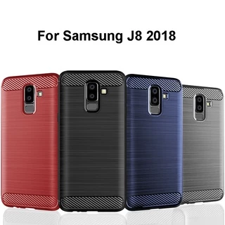 Ốp Điện Thoại Mềm Chống Vỡ Bằng Sợi Carbon Cho Samsung Galaxy A6 A7 A9 A8 Plus J2 Pro J4 J6 J7 J8 2018 J730 A5 2017