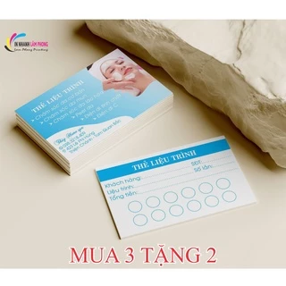 (MUA 3 TẶNG 2) Combo 100 Thẻ Liệu Trình Spa, Name Card, Card Visit