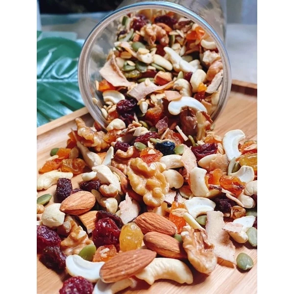 Granola Hạt Dinh Dưỡng – Yến Mạch Mix Hạt, Ăn Kiêng Giảm Cân, No Lâu