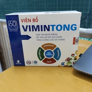 Viên bổ sức khỏe, giúp ăn ngon, ngủ ngon, tăng cường sức đề kháng, tốt cho người suy nhược cơ thể, n – Vimintong Hộp 60v