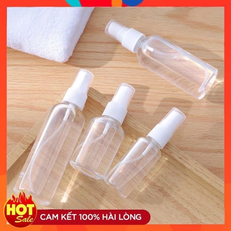 Combo 3 Chai Chiết Phun Sương 🌟 Lọ Chiết Xịt Dung Dịch 30ml - 50ml - 100ml 🌟