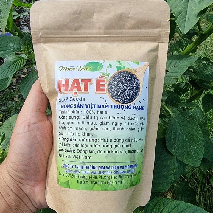 Hạt É Thơm Ngon Túi 500g Thương Hiệu Moon View.
