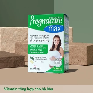 Pregnacare Max Anh Quốc 84 viên, bổ sung Vitamin C, D3, DHA, Axit Folic cho bà bầu, mẹ sau sinh - PREG84