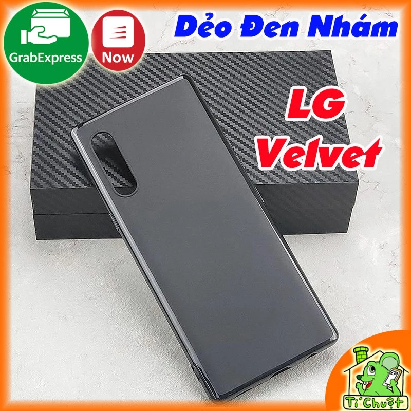 [Chỉ Khớp với Velvet bản Hàn Quốc] Ốp lưng LG Velvet Dẻo Đen Nhám Mịn (Velvet bản Mỹ sẽ bị lệch lỗ camera)