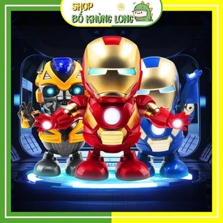 Robot Nhảy Múa Đồ Chơi Robot Người Sắt Iron Man Nhảy Múa Theo Nhạc Thỏ Nhảy Múa - BỐ KHỦNG LONG