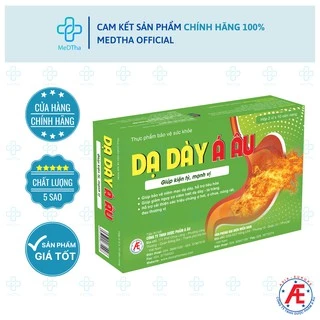 Dạ Dày Á Âu - Hỗ trợ Giảm Đau Dạ Dày, Giảm Acid Dịch Vị, Bảo Vệ Niêm Mạc Dạ Dày (Hộp 30 viên)