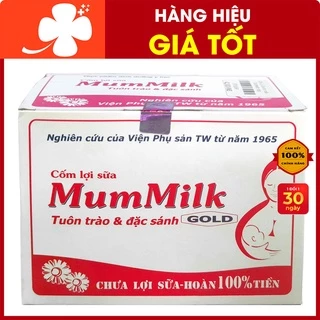 [Chính Hãng] Cốm lợi sữa Mummilk Gold - Sản phẩm của Viện Phụ sản TW từ 1965, Chưa lợi sữa Hoàn 100% tiền (hộp 20 gói)